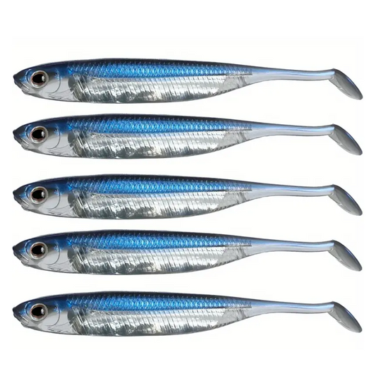 4" Foiled Soft Plastic Swimbait