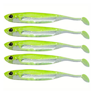 4" Foiled Soft Plastic Swimbait