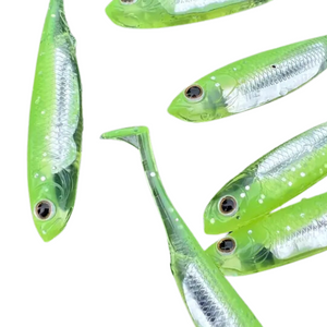 4" Foiled Soft Plastic Swimbait