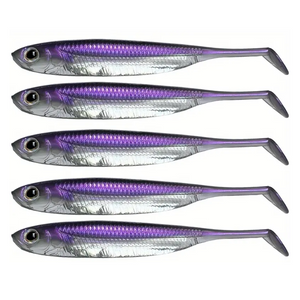 4" Foiled Soft Plastic Swimbait