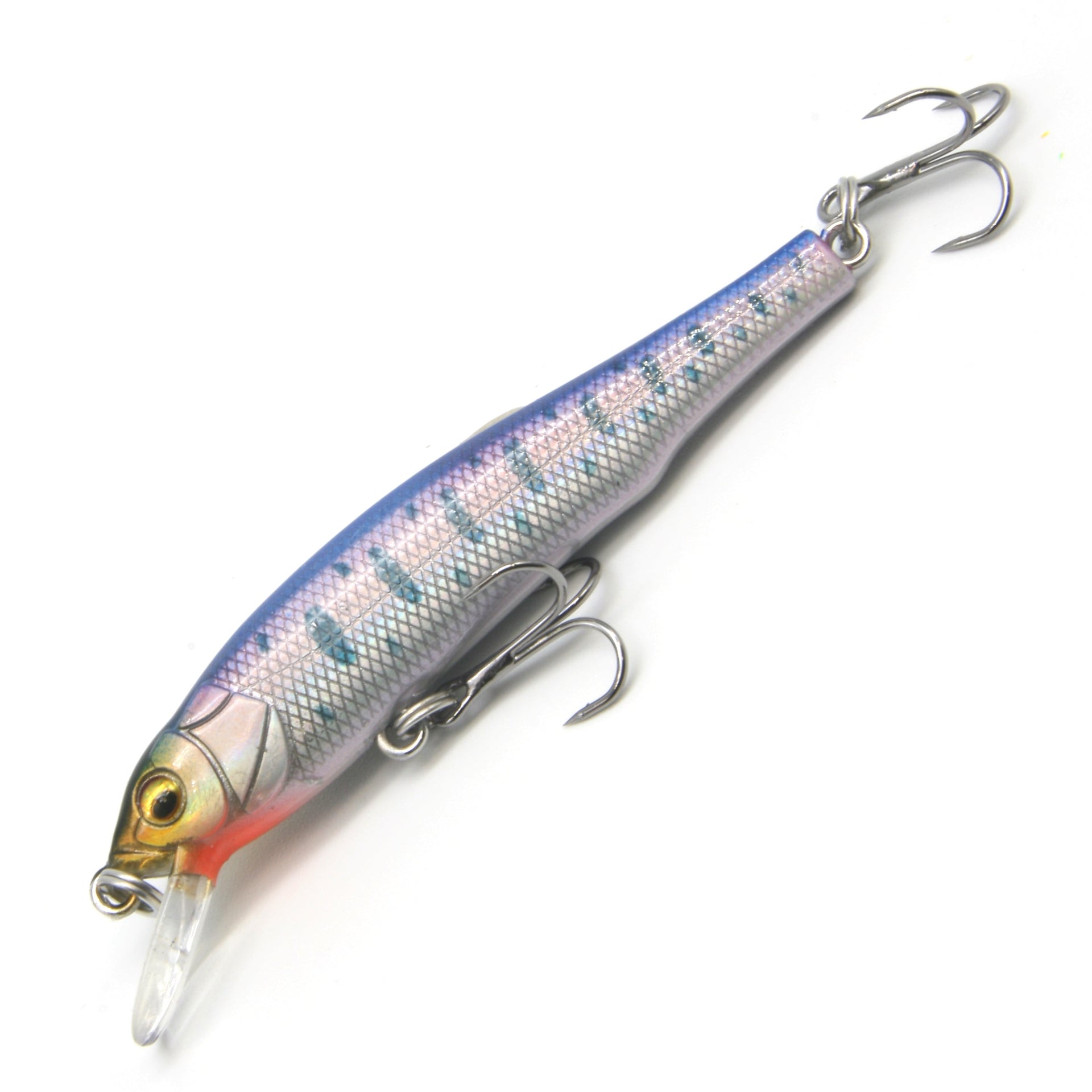fish anchovy lure King Bay the Bay Anchovy a killer pattern for back bay tarpon sipping little minnows and roosterfish and skipjacks keyed in on smaller sardinas and herring. 2.8" Classic Anchovy - Blue